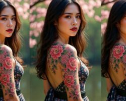 Floral Sleeve Tattoo: Çiçek Temalı Kol Dövmeleri Hakkında Kapsamlı Rehber