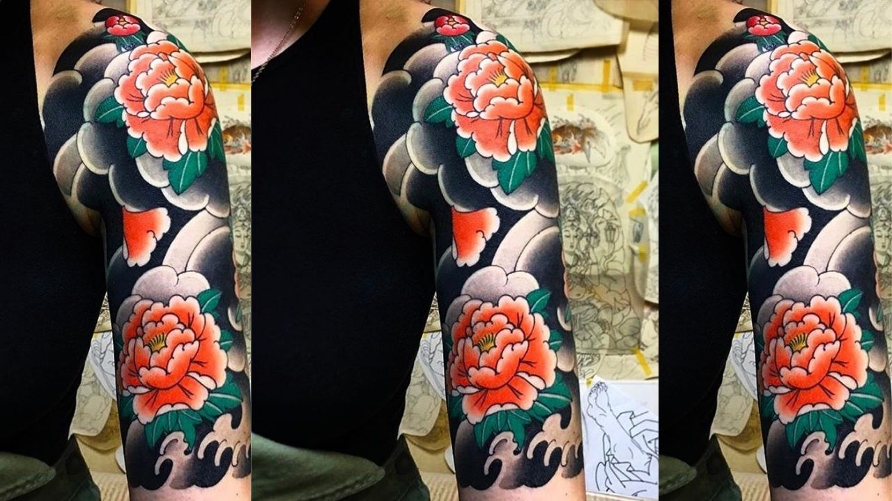 Floral Sleeve Tattoo