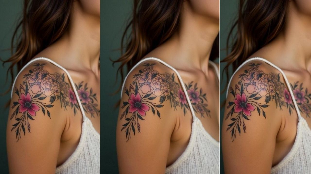 Floral Sleeve Tattoo