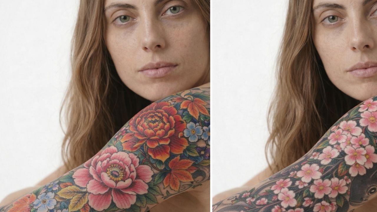 Japon Çiçeği Dövme Modelleri 